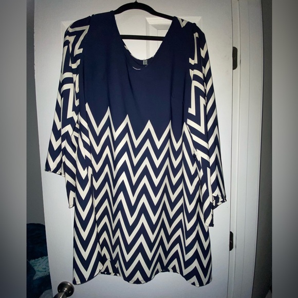 Auditions Dresses & Skirts - Chevron Striped Dress